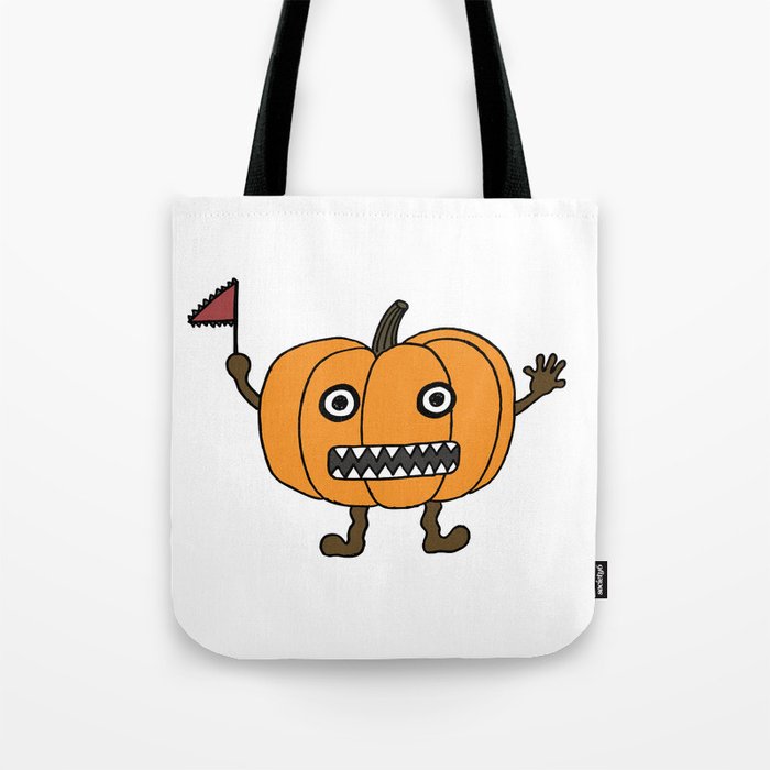 Anxious Pumpkin Tote Bag