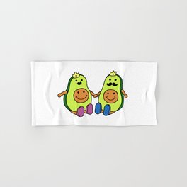 Avocado Couple Hand & Bath Towel