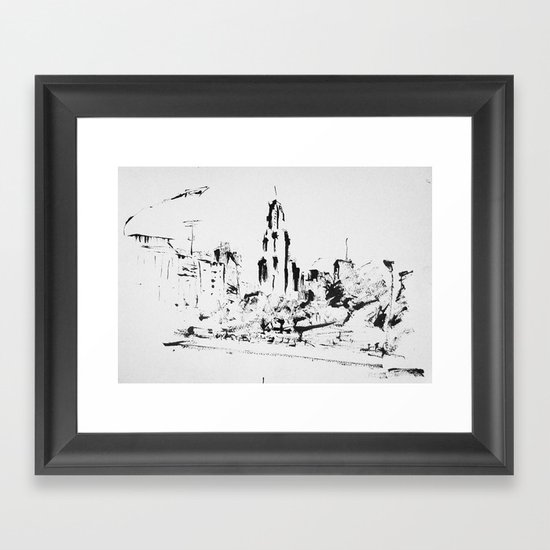 Kavanagh Building in Buenos Aires Framed Art Print