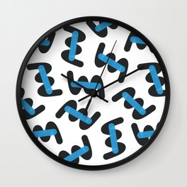 Rovush pattern family by KCKurla Wall Clock