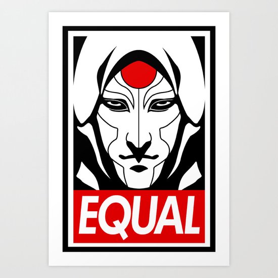 Equal Art Print