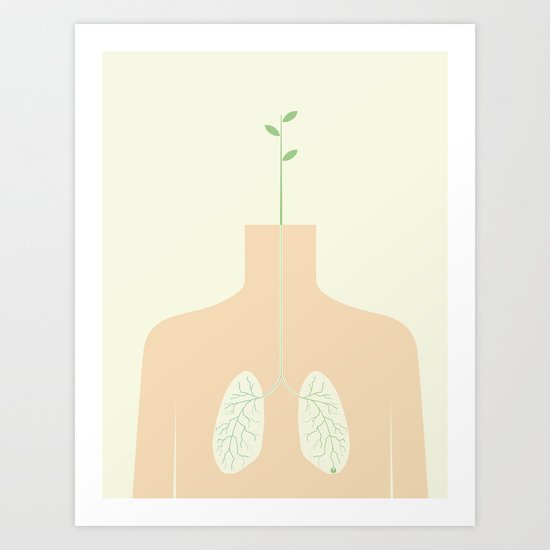 INHALE Art Print
