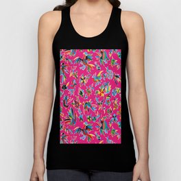 Mexican pink oilcloth Tank Top