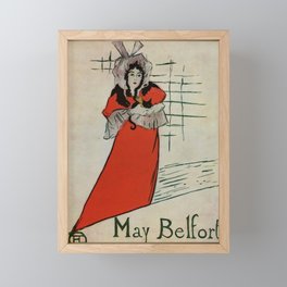 Toulouse Lautrec May Belfort Framed Mini Art Print
