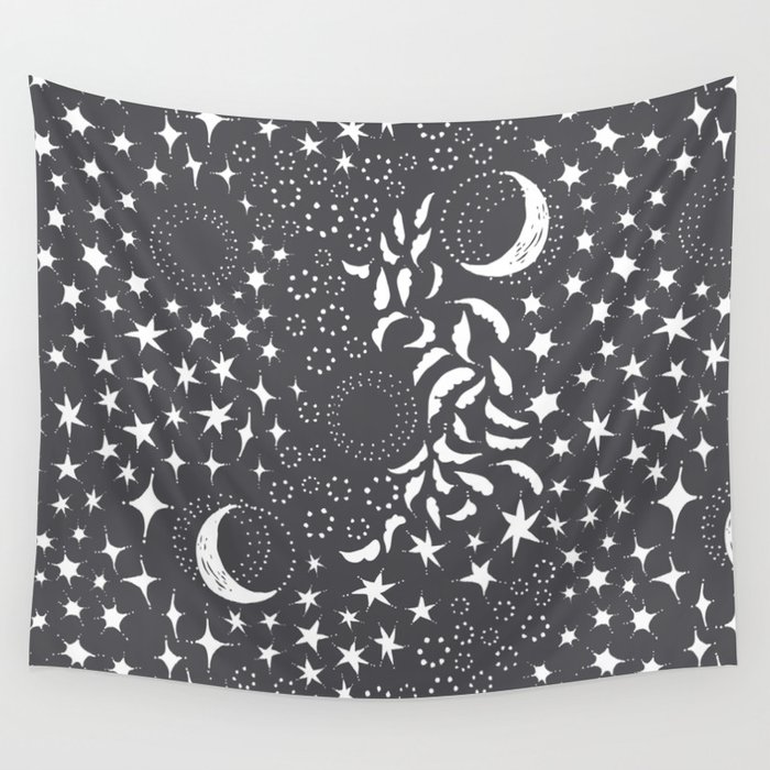 Dark grey tapestry sale