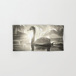 The Serene Swan Hand & Bath Towel