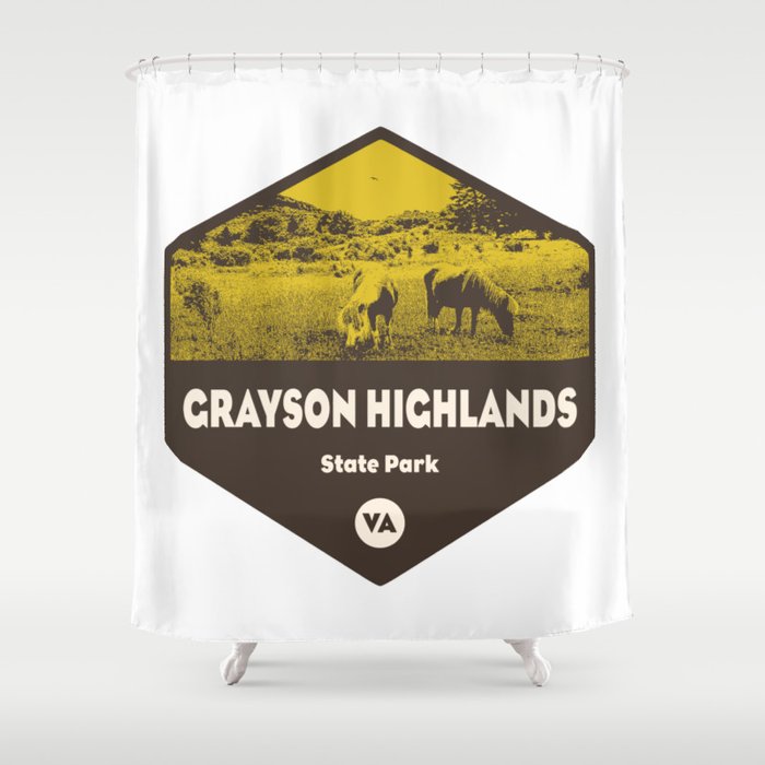 Grayson Highlands State Park Virginia Shower Curtain