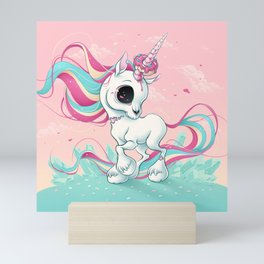 Zombie Unicorn Mini Art Print