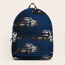 police car backpack