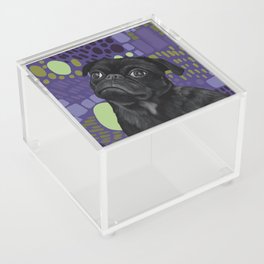 Pug - Purple Acrylic Box