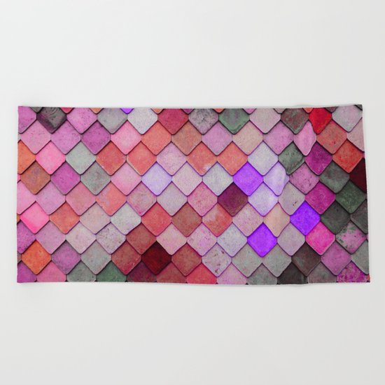 PRETTY - rose palette Beach Towel