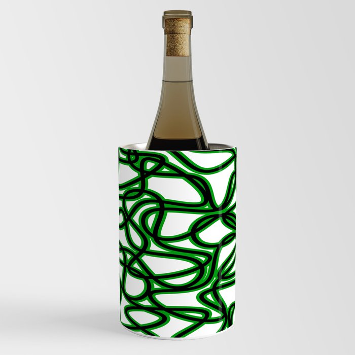 Abstract pattern - green. Wine Chiller