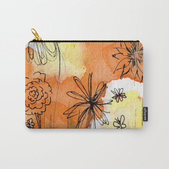 Flower Doodle 2 Carry-All Pouch