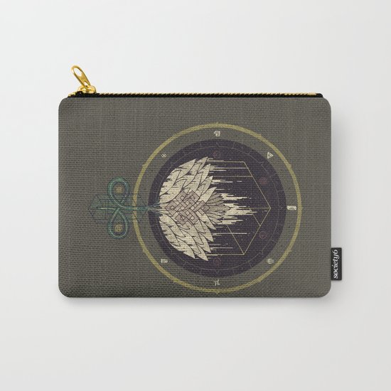 Fading Dahlia Carry-All Pouch