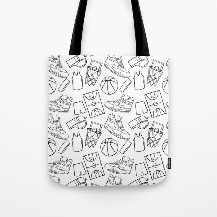 Basketball Tote Bag By Nataliagonzalez Society6