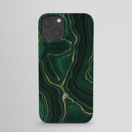 Green Malachite Emerald Marble Texture iPhone Case