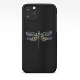 Dragonfly Pen Drawing iPhone Case