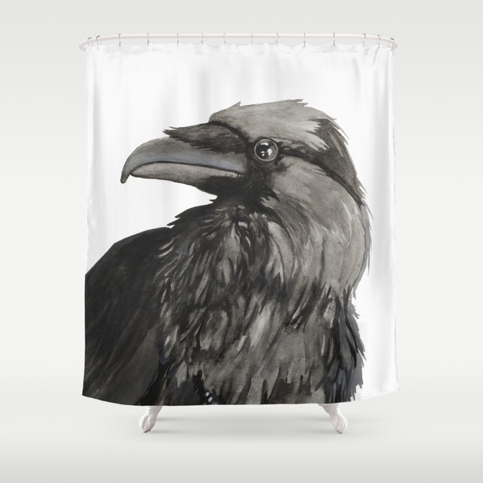 The Raven Shower Curtain