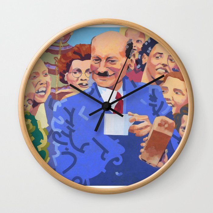 The Arrival of Clem Atlee Wall Clock