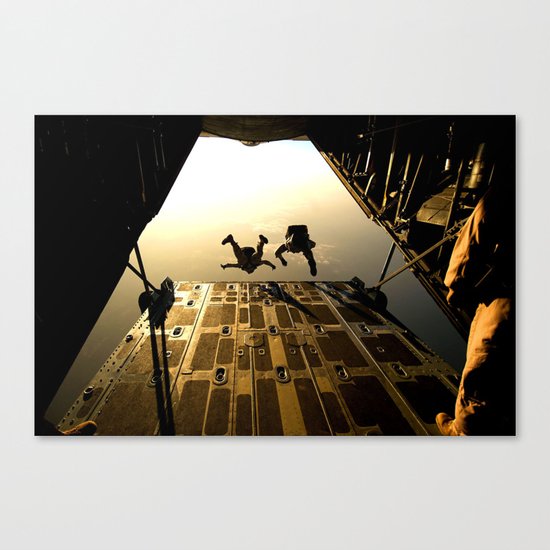 Parachutisme 4 Canvas Print