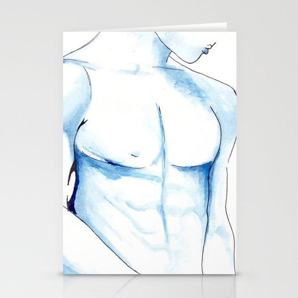 Sir: In Blue Stationery Cards