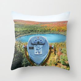 Autumn Views in Minnesota | Travel Photography and Collage Throw Pillow