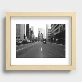 Off Queen - University Avenue South - South Recessed Framed Print