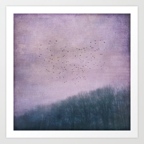 over the Heart of the Forest Art Print