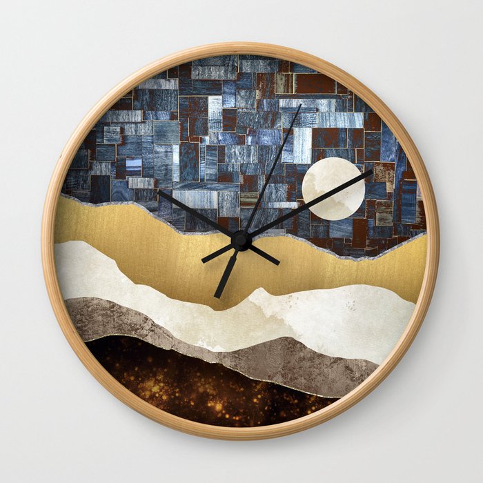 Copper Ground Wall Clock