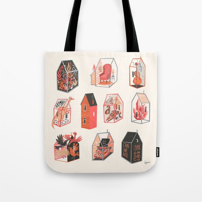 Little boxes Tote Bag