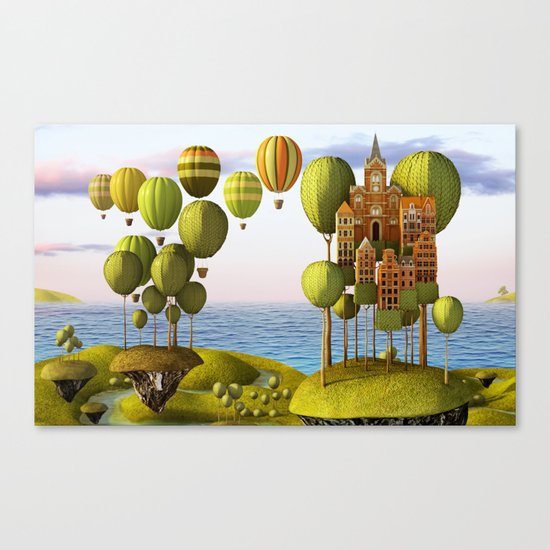 City in the Sky_Lanscape Format Canvas Print