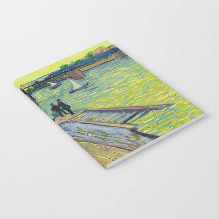 Le Pont de Trinquetaille in Arles, 1888 by Vincent van Gogh Notebook