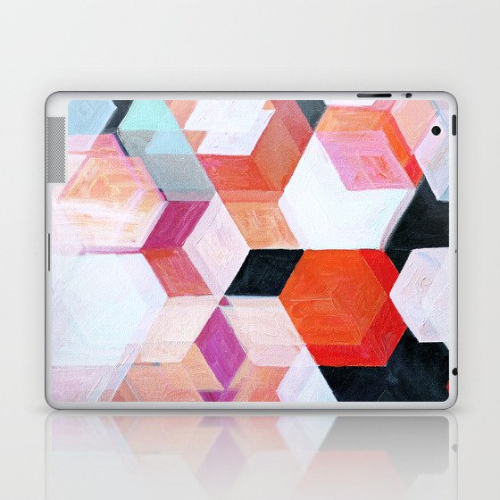 White Paint and Some Colors Laptop & iPad Skin