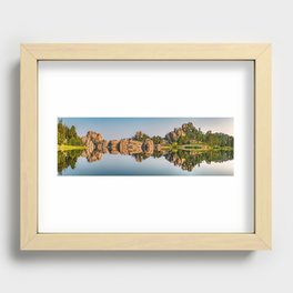 South Dakota Black Hills Sylvan Lake Rocks Panorama Recessed Framed Print