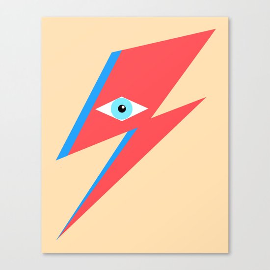 David Bowie | Ziggy Stardust | Minimalism Canvas Print