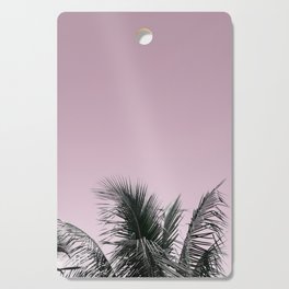 Good Vibes Pink Palm Photography Cutting Board