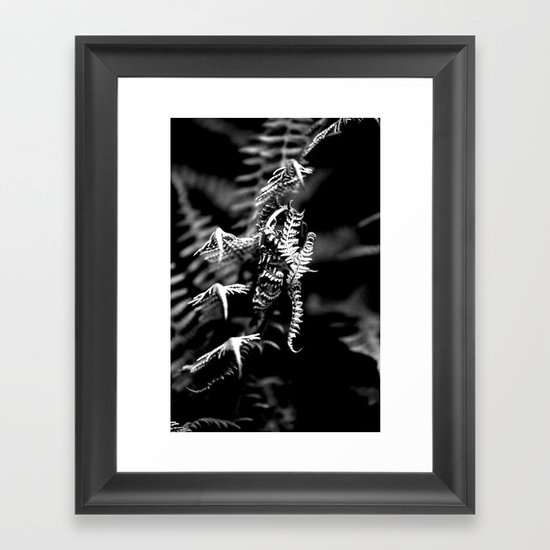 Dragons in the Ferns Framed Art Print