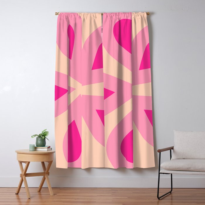 Orange And Pink Floral