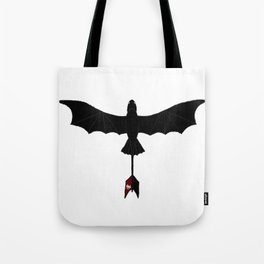 Black Toothless Tote Bag