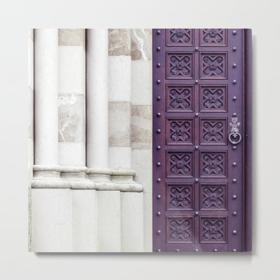 CLOSED Metal Print