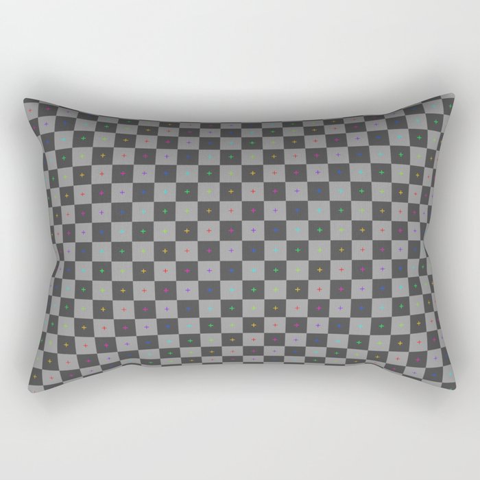 Blender UV Grid Rectangular Pillow
