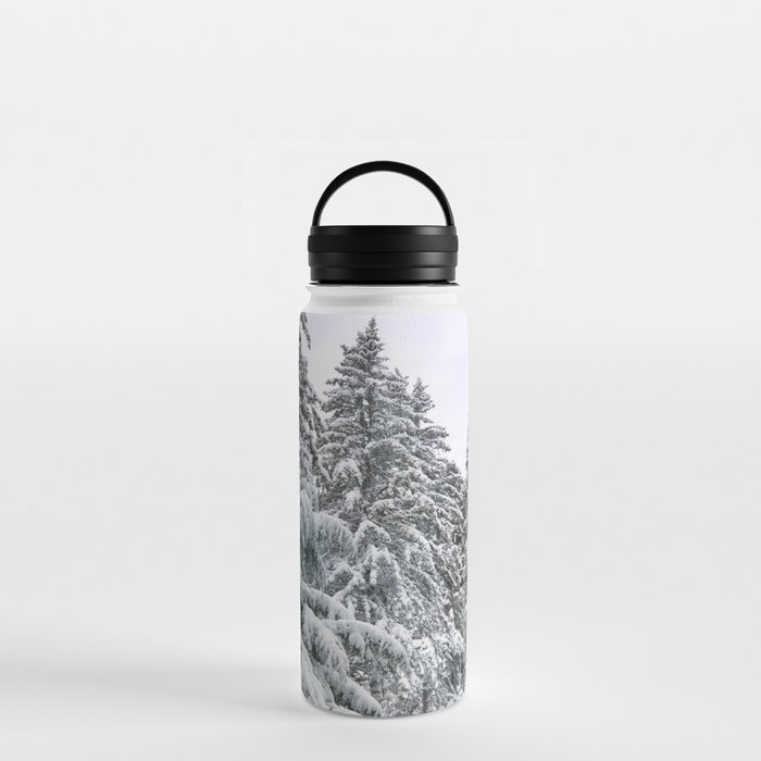 Among the Snowy Pines Water Bottle