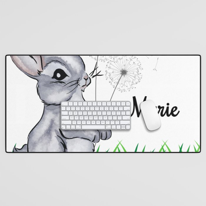 Bunny Name Gift Marie Desk Mat