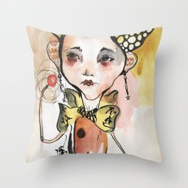 Eating the Heart Throw Pillow