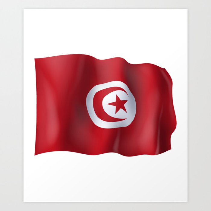 Tunisia flag Art Print