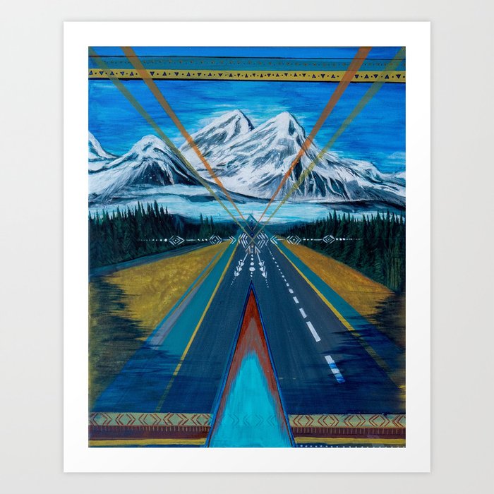 The Mountains are Calling Art Print