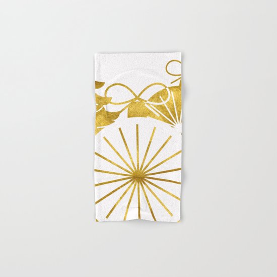 Gold Christmas 01 Hand & Bath Towel