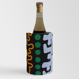 Abstract vintage colorful pattern collection 4 Wine Chiller