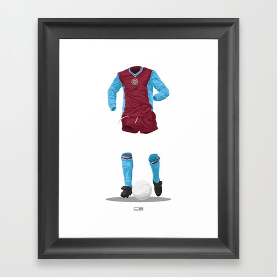 Aston Villa 1981/82 - European Cup Winners Framed Art Print