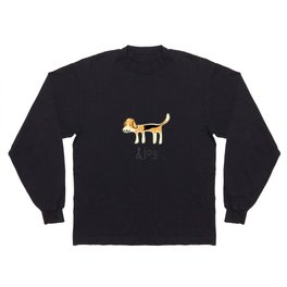 Cute Beagle Dog &joy Doodle Long Sleeve T Shirt